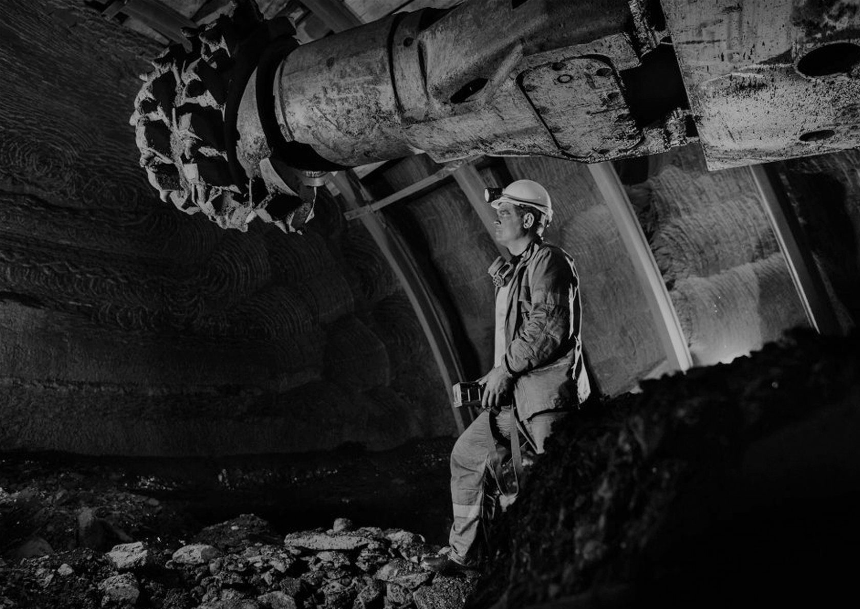 Фото как добывают уголь в шахтах